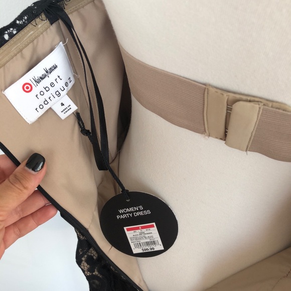 NWT Target Robert Rodriguez Black Lace Party Dress 4 - Picture 5 of 6